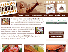 Tablet Screenshot of columbusfoodadventures.com